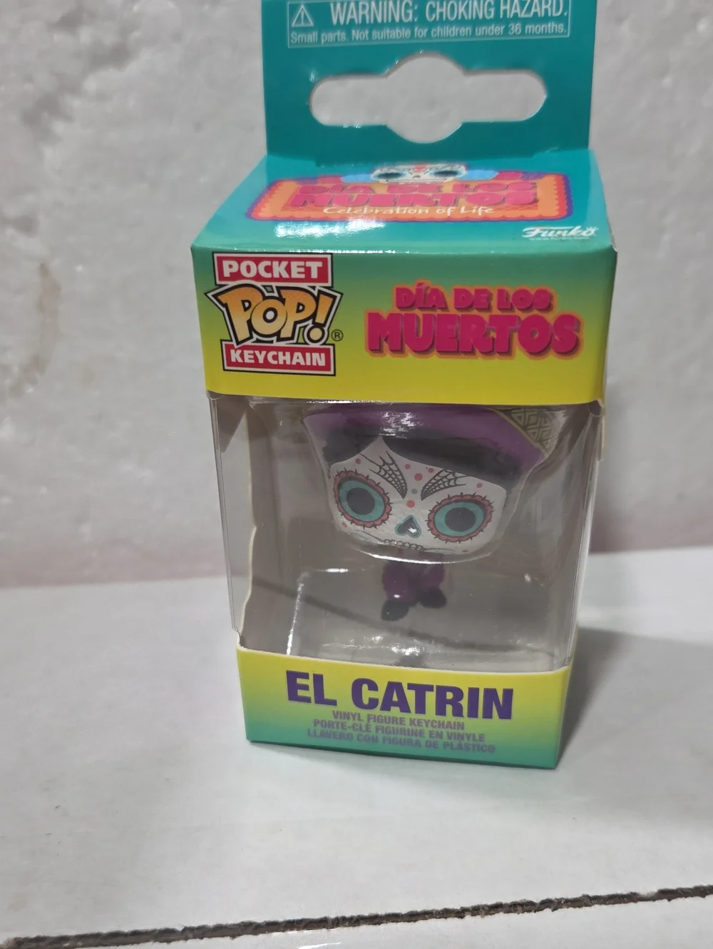 Funko El Catrin Pocket Pop! Keychain - Purple, White, Teal, Black